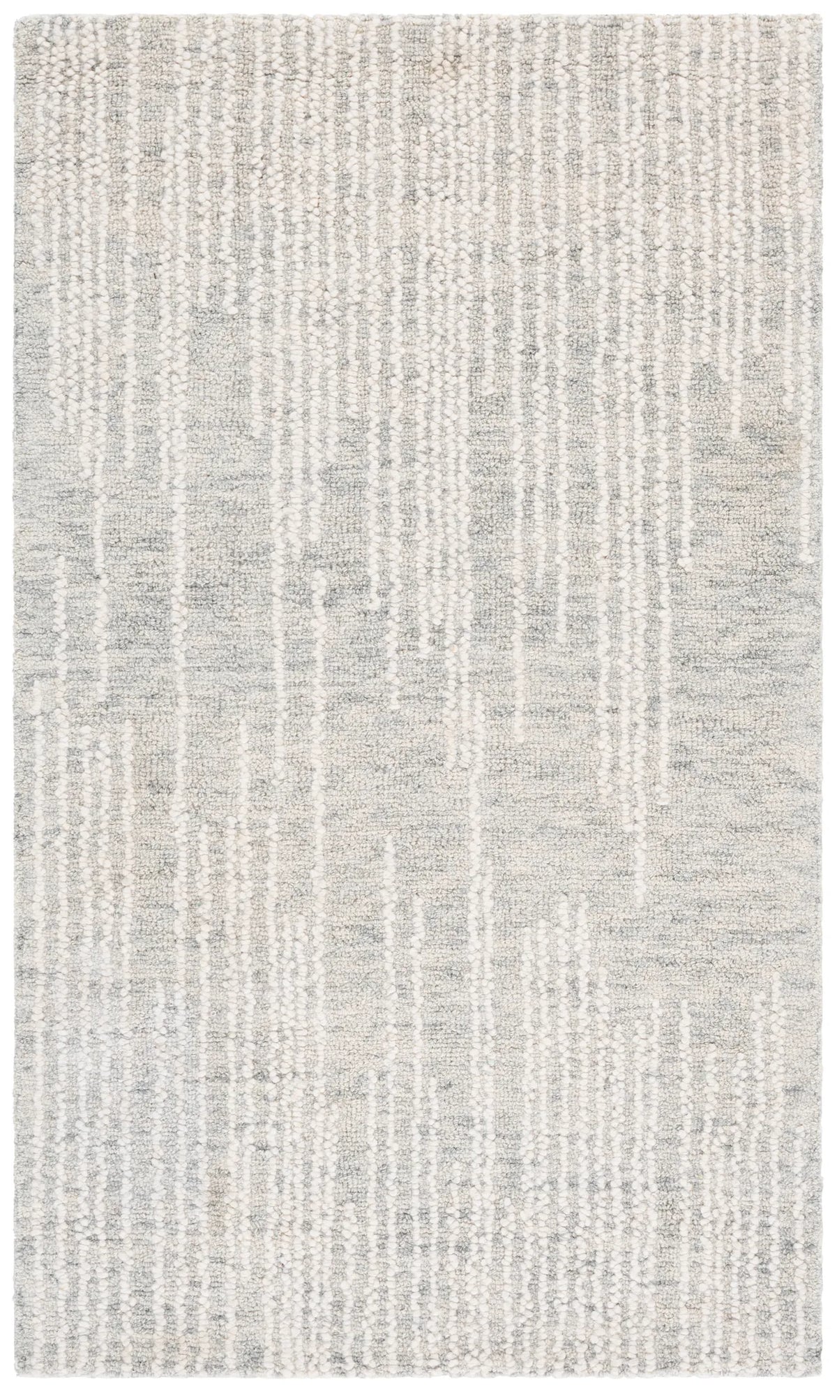 Safavieh Abstract 3'-0" x 5'-0" Rug in Light Grey / Ivory