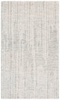 Safavieh Abstract 3'-0" x 5'-0" Rug in Light Grey / Ivory