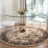 Safavieh Classic 6'-0" x 6'-0" Rug in Ivory / Navy