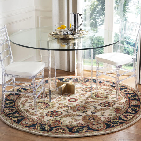 Safavieh Classic 6'-0" x 6'-0" Rug in Ivory / Navy
