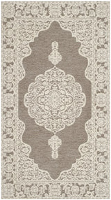 Safavieh Marbella 2'-3" x 4'-0" Rug in Light Grey / Ivory