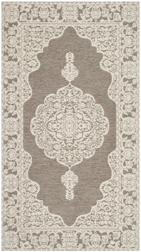 Safavieh Marbella 2'-3" x 4'-0" Rug in Light Grey / Ivory