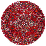 Safavieh Vintage Hamadan 5'-3" x 5'-3" Rug in Red / Multi