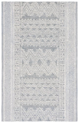 Safavieh Abstract 4'-0" x 6'-0" Rug in Light Blue / Ivory