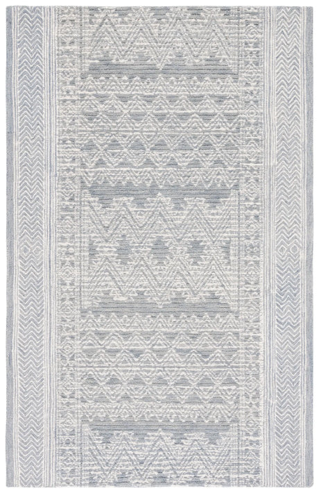 Safavieh Abstract 4'-0" x 6'-0" Rug in Light Blue / Ivory