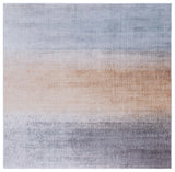 Safavieh Tacoma 6'-0" x 6'-0" Rug in Grey / Rust