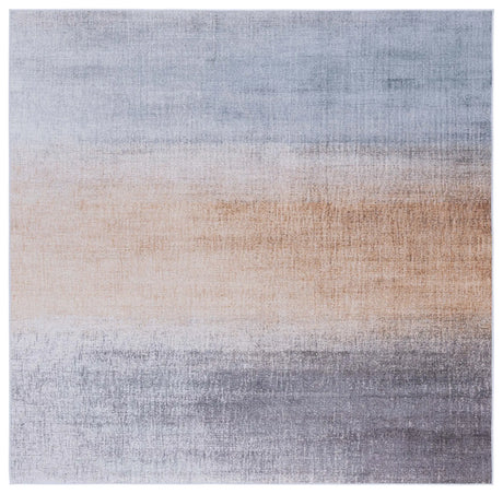 Safavieh Tacoma 6'-0" x 6'-0" Rug in Grey / Rust