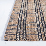 Safavieh Natural Fiber 4'-0" x 6'-0" Rug in Black / Natural