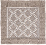 Safavieh Vermont 6'-0" x 6'-0" Rug in Beige / Ivory