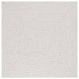 Safavieh Braided 5'-0" x 5'-0" Rug in Ivory / Light Grey