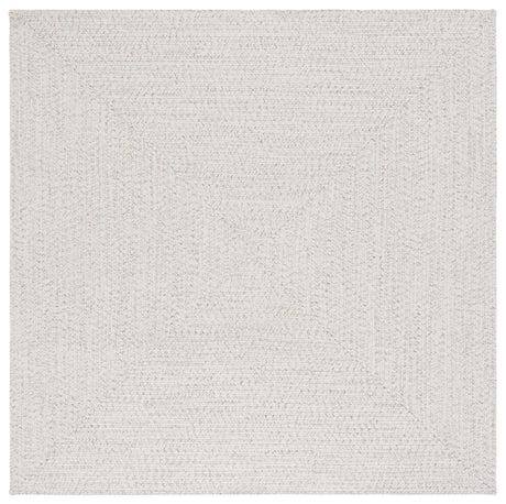 Safavieh Braided 5'-0" x 5'-0" Rug in Ivory / Light Grey