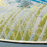 Safavieh Summer 6'-7" x 6'-7" Rug in Green / Grey
