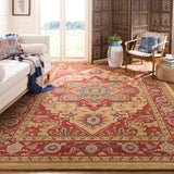 Safavieh Mahal 10'-0" x 14'-0" Rug in Red / Natural