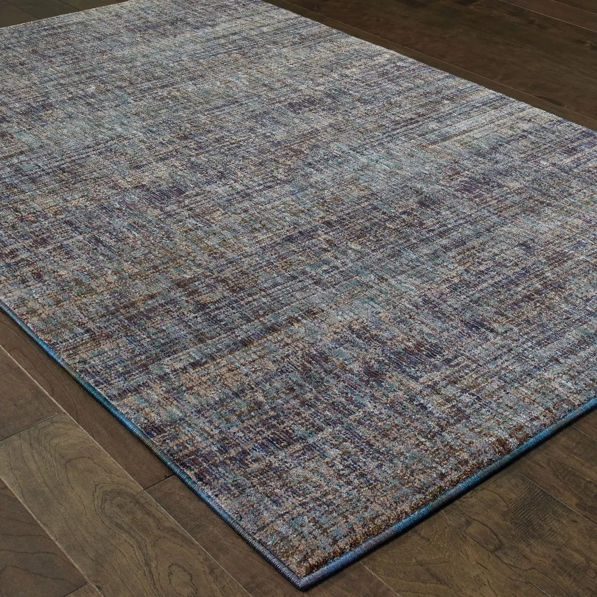 Oriental Weavers Sphinx Atlas 8033F Purple/Grey Rugs - angle detail