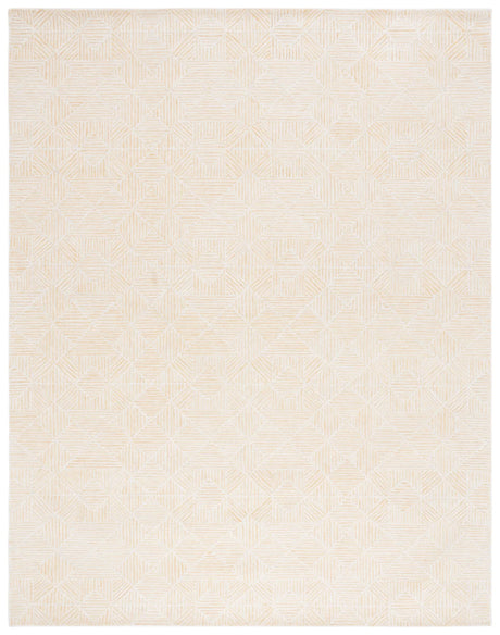 Safavieh Abstract 10'-0" x 14'-0" Rug in Gold / Ivory