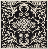 Safavieh Soho 6'-0" x 6'-0" Rug in Black / Ivory