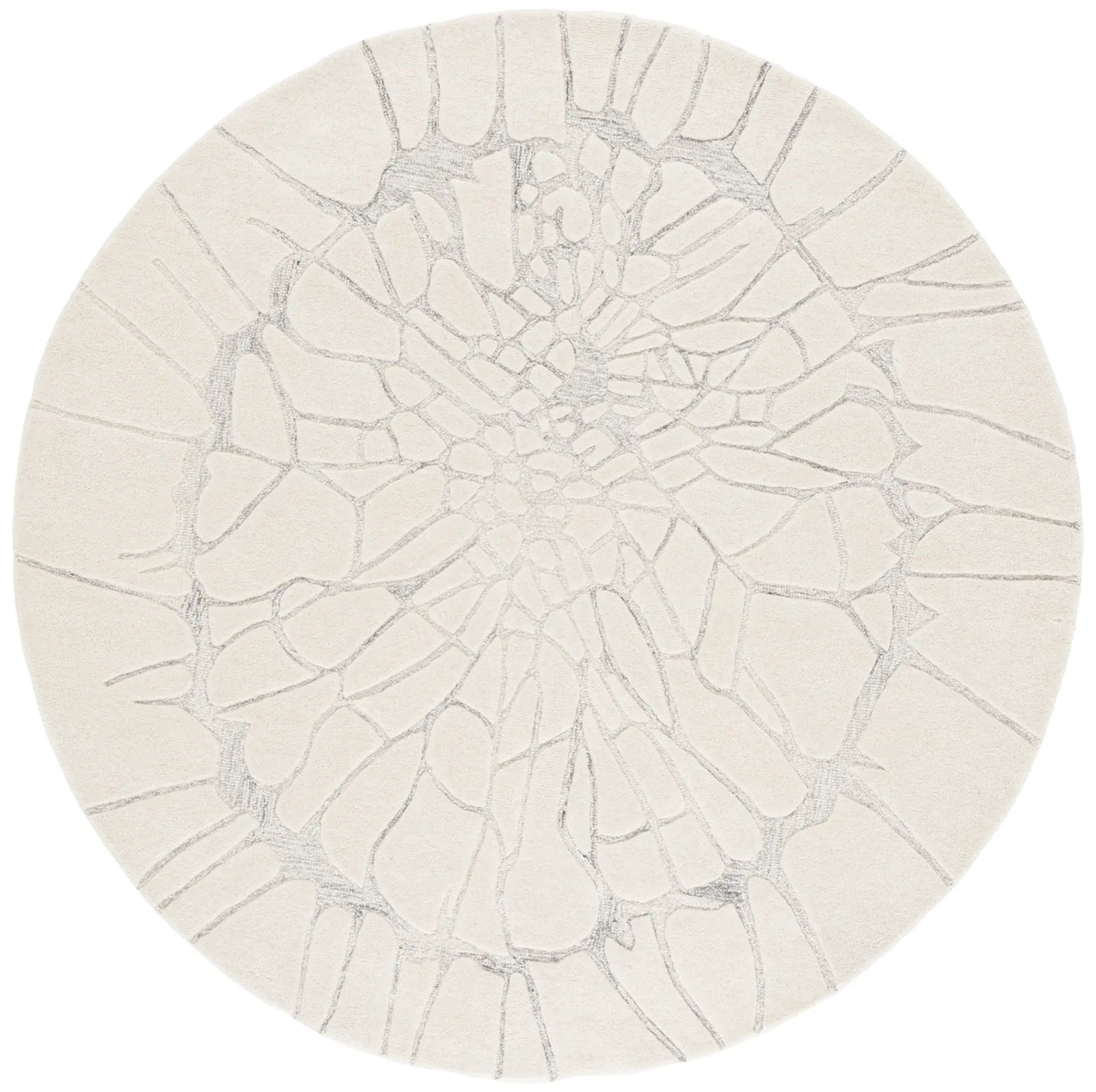 Safavieh Mykonos 6'-0" x 6'-0" Rug in Ivory / Silver
