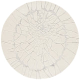 Safavieh Mykonos 6'-0" x 6'-0" Rug in Ivory / Silver