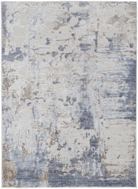 Feizy Laina Lai39Ghf Ivory/Gray/Blue Area Rug