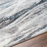 Surya Allegro Plus Agp-2308 Ivory, Medium Gray, Navy, Black, Rust, Amber Rug.