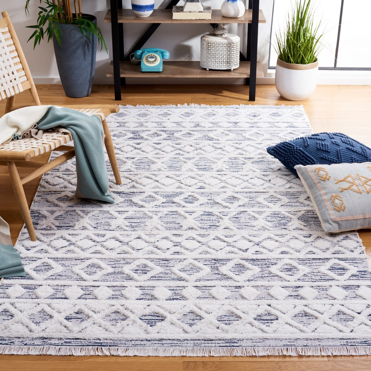 Safavieh Augustine Agt758N Navy/Ivory Area Rug