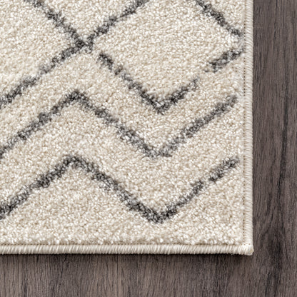 Nuloom Yasmina Transitional Tribal Acge05A Off White Area Rug