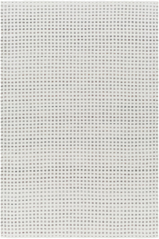 Surya Ariel Ail-2300 Light Silver, Off-White, Pale Slate, Metallic - Silver Area Rug