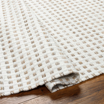 Surya Ariel Ail-2301 Off-White, Light Grey, Ash, Khaki Area Rug