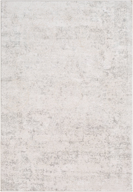 Surya Aisha Ais-2307 Light Gray, White Rugs.