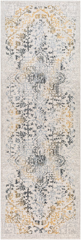 Surya Aisha Ais-2308 Charcoal, Medium Gray, Mustard Rugs.