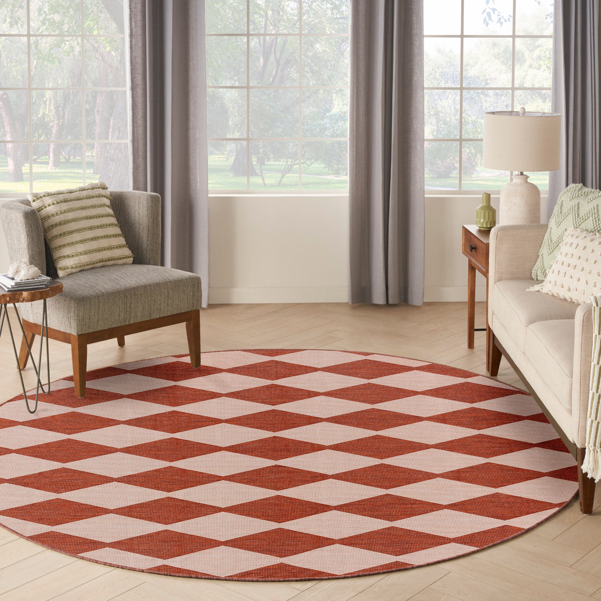 Nourison Positano POS04 Machine Made Terrain Rug