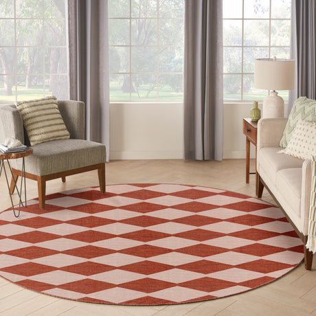 Nourison Positano POS04 Machine Made Terrain Rug