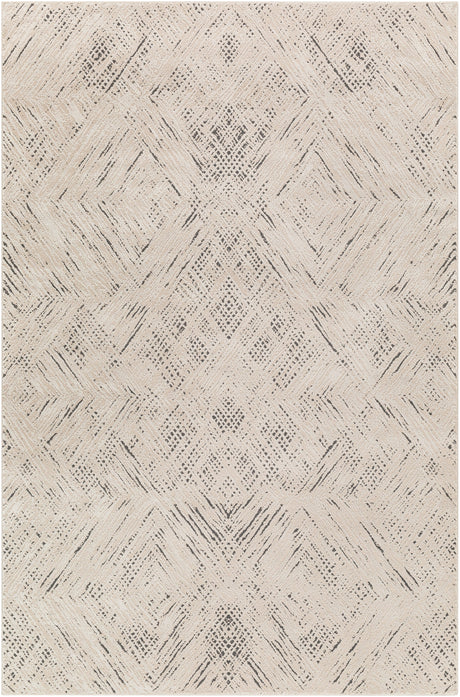 Surya Alder Ald-2313 Taupe, Ivory, Black Rug.