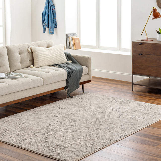 Surya Alder Ald-2313 Taupe, Ivory, Black Rug.