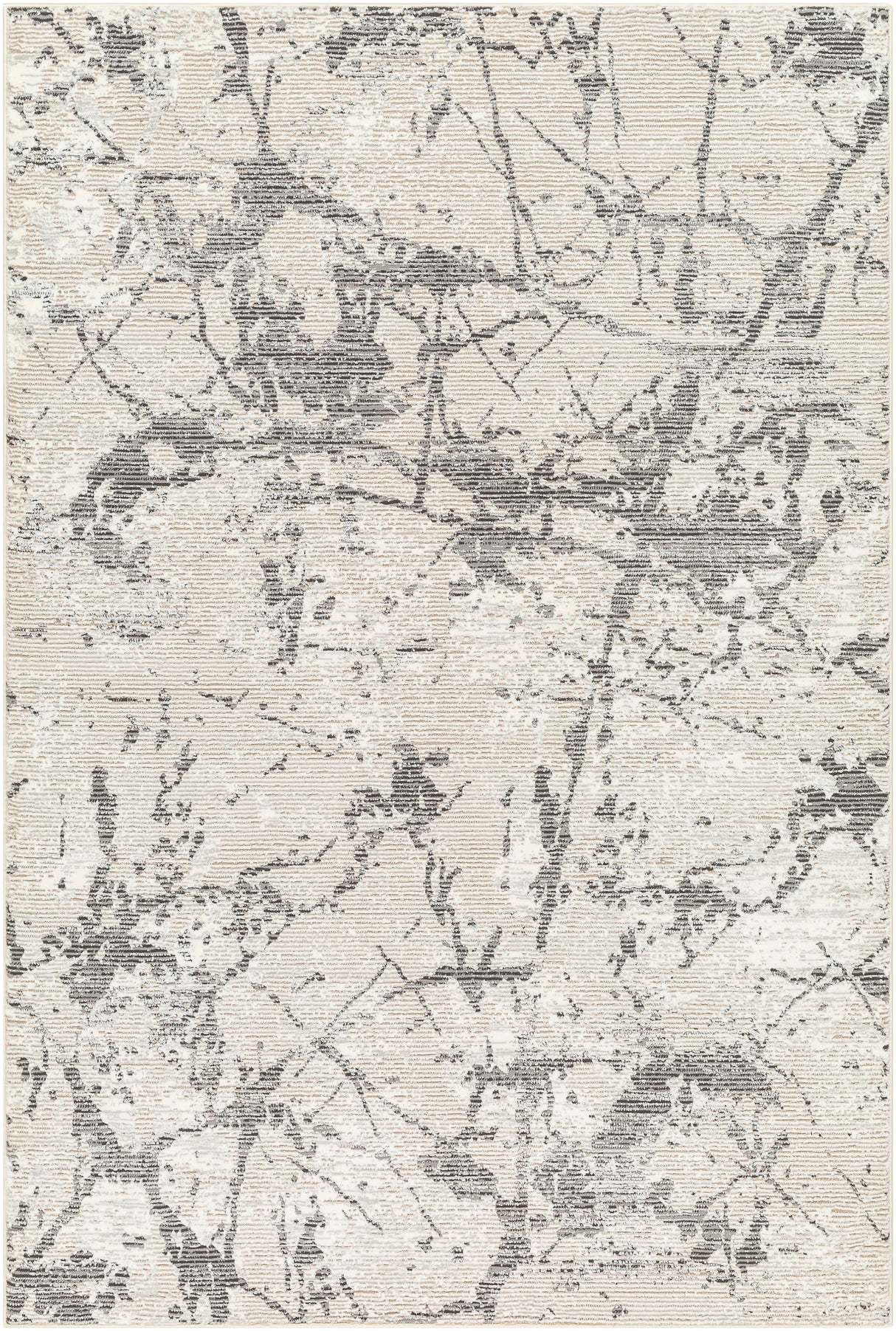 Surya Alder Ald-2314 Ivory, Taupe, Tan, Gray, Charcoal, Light Slate Rug.