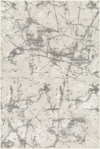 Surya Alder Ald-2314 Ivory, Taupe, Tan, Gray, Charcoal, Light Slate Area Rug