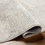 Surya Alamo Alo-2302 Gray, Off-White, Charcoal, Tan, Dusty Pink, Plum Rug.