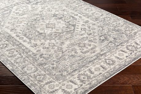 Surya Alamo Alo-2303 Off-White, Gray, Charcoal Rug.
