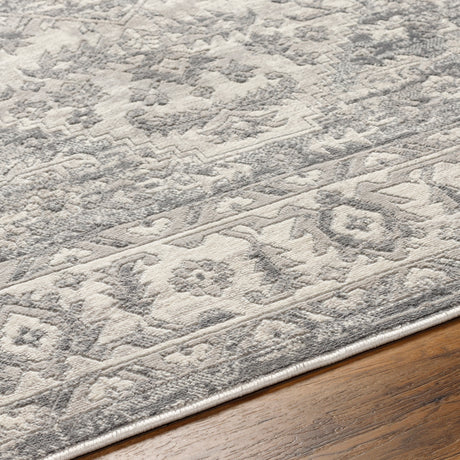 Surya Alamo Alo-2303 Off-White, Gray, Charcoal Rug.