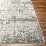 Surya Alamo Alo-2310 Gray, Off-White, Charcoal, Black, Tan Rug.