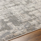 Surya Alamo Alo-2310 Gray, Off-White, Charcoal, Black, Tan Rug.
