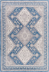 Surya Alamo Alo-2317 Black, Off-White, Charcoal, Navy Rug.