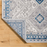 Surya Alamo Alo-2317 Black, Off-White, Charcoal, Navy Rug.