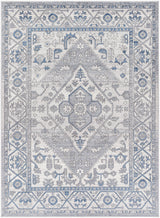 Surya Alamo Alo-2318 Black, Gray, Navy, Off-White Rug.
