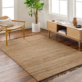 Surya Alex Alx-2306 Camel, Nickel, Eggplant, Khaki, Taupe, Clay Rug.