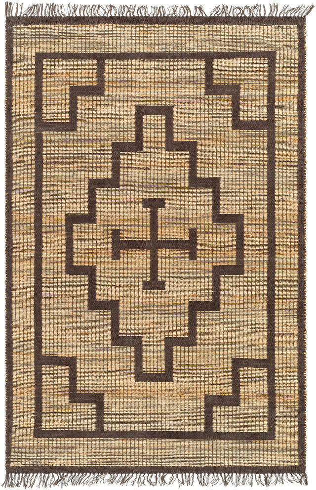 Surya Alex Alx-2309 Camel, Light Wood, Taupe, Nickel, Wheat, Eggplant Rug.