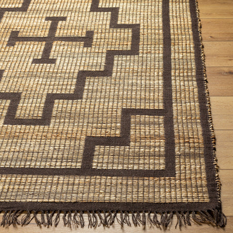 Surya Alex Alx-2309 Camel, Light Wood, Taupe, Nickel, Wheat, Eggplant Rug.