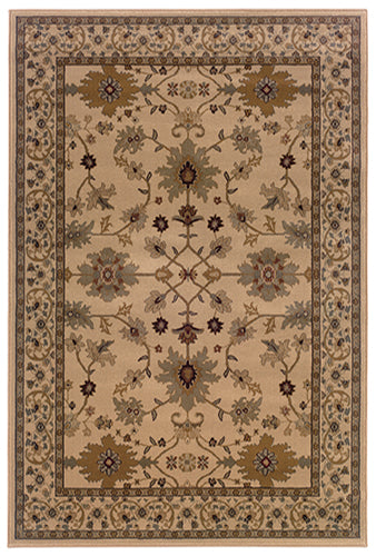 Oriental Weavers Sphinx Amelia 568j6 Ivory / Green Rugs