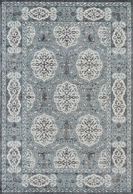 Amer Alexandria Alx-10 Steel Blue Rugs.