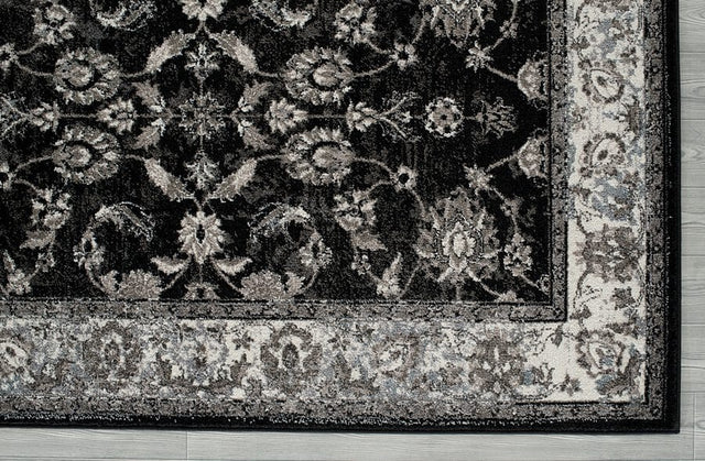 Amer Alexandria Alx-44 Black Rugs.